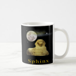 Sphinx at night coffee mug