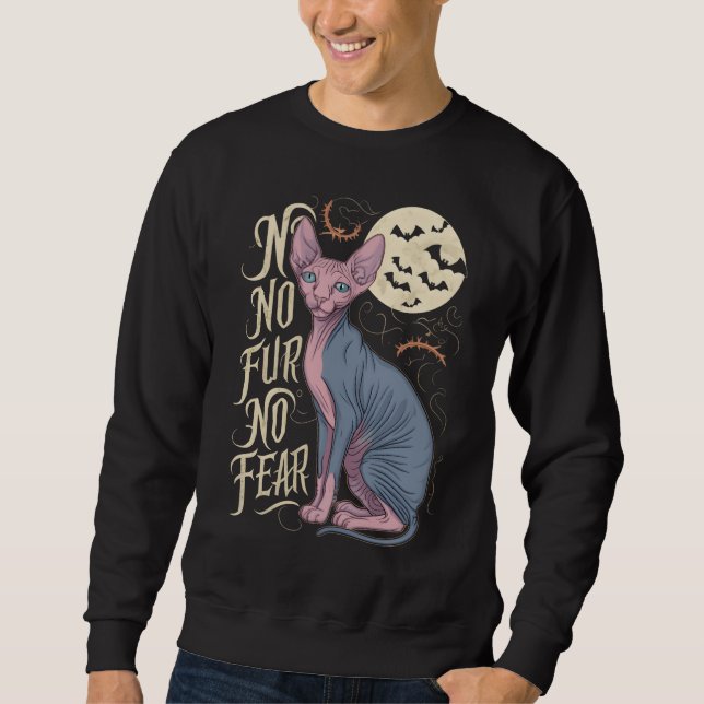 Sphinx Cat Horror Stories Sweatshirt (Front)