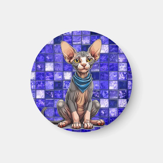 Sphinx cat magnet (Front)
