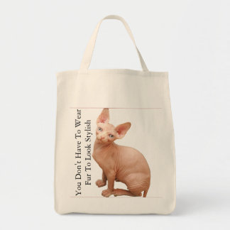 Sphinx cat tote bag