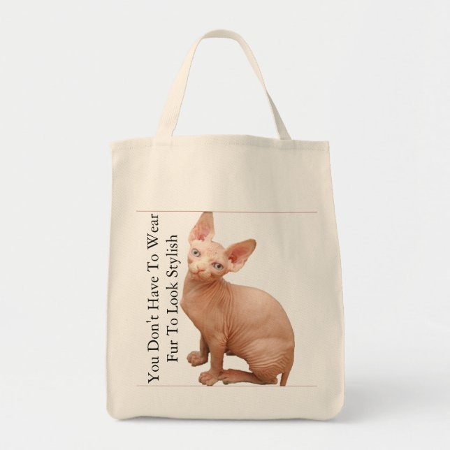 Sphinx cat tote bag (Front)