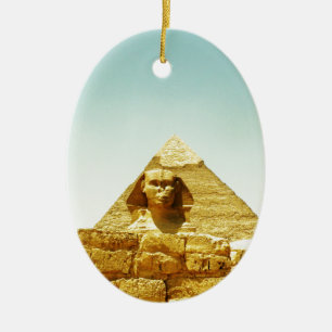 sphinx ceramic tree decoration