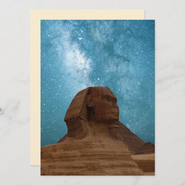 Sphinx: Egypt Invitation (Front/Back)