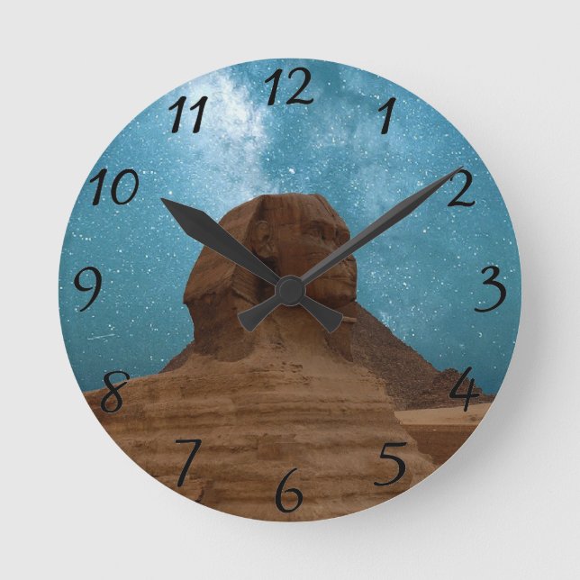 Sphinx: Egypt Round Clock (Front)