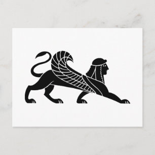 Sphinx, Greek relief design Postcard