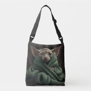 SPHINX HAIRLESS CAT PURSES, ALL OVER PRINT TOTE