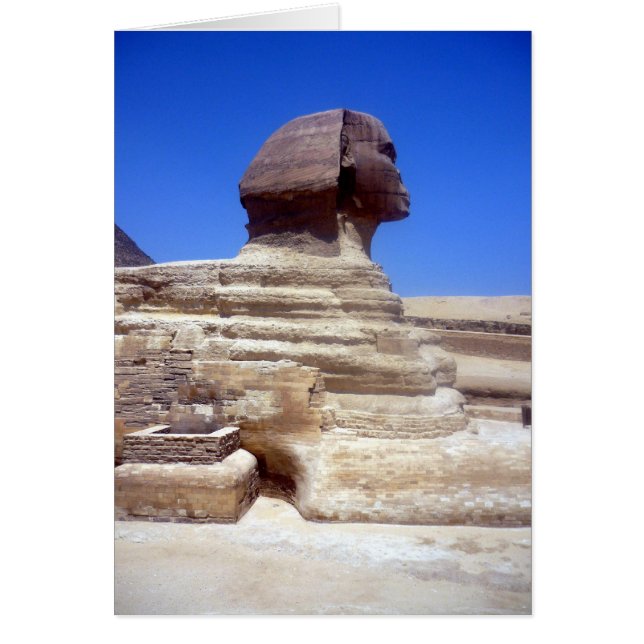 sphinx head stone (Front)