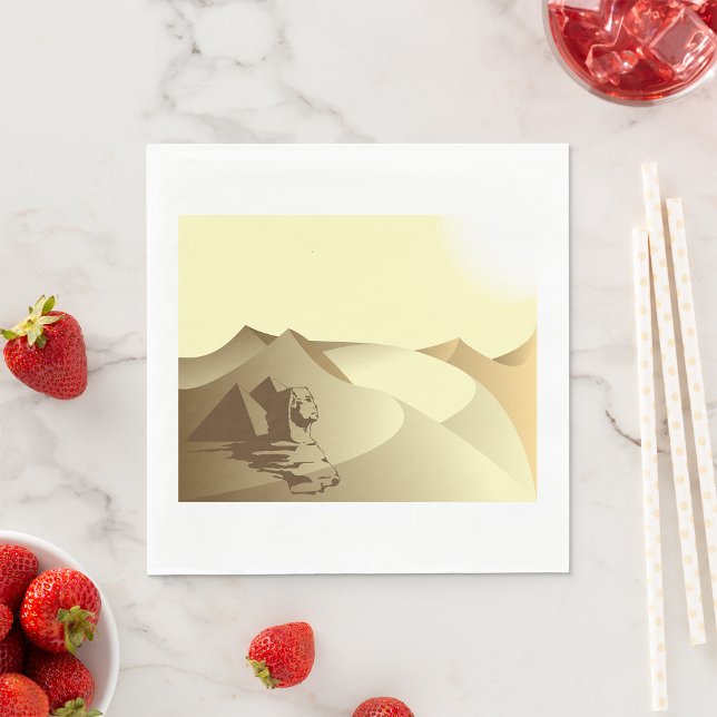 Sphinx In The Desert Napkin (Creator Uploaded)