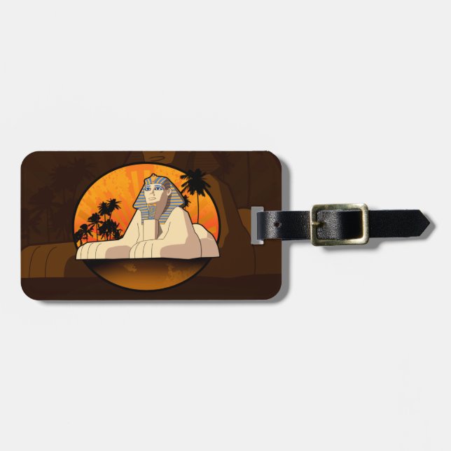 Sphinx Luggage Tag (Front Horizontal)