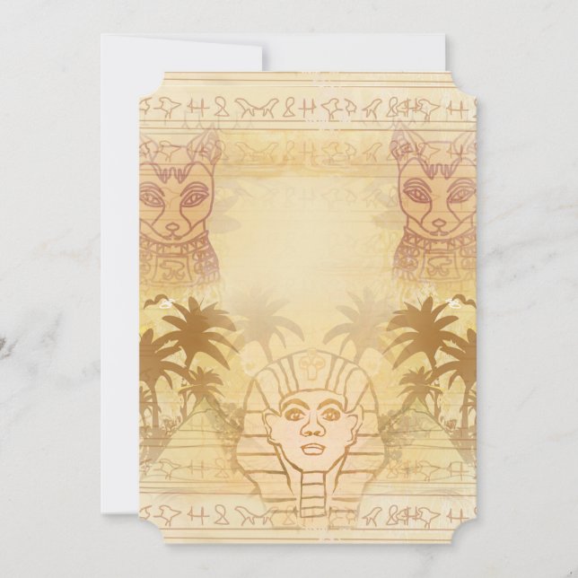 Sphinx of Giza Invitation (Front)