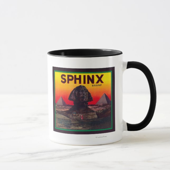 Sphinx Orange LabelLindsay, CA Mug (Right)