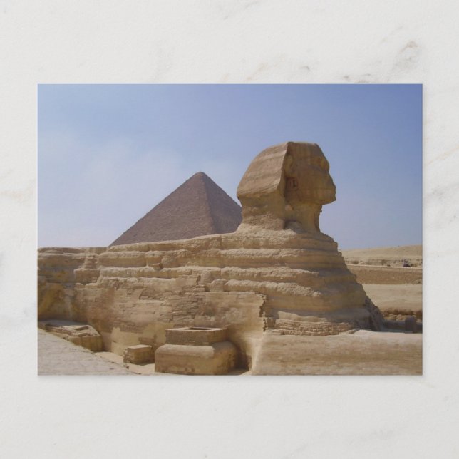 sphinx pyramid postcard (Front)