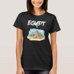 Sphinx Pyramids Ancient Egypt Egyptian Egyptology T-Shirt