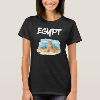 Sphinx Pyramids Ancient Egypt Egyptian Egyptology T-Shirt