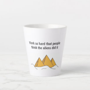 Sphinx Pyramids Antient Egypt Khufu Pharoah  Latte Mug