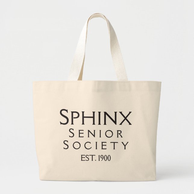Sphinx Senior Society Tote Bag (Front)