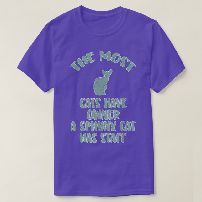 Sphyn Cat Owner  T-Shirt (Design Front)