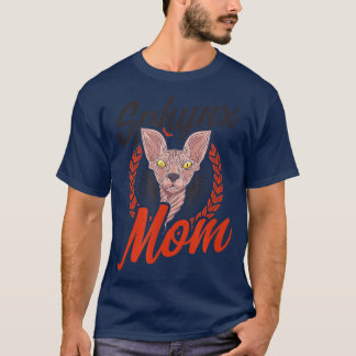 Sphyn Mum Design Sphyn Cat  T-Shirt