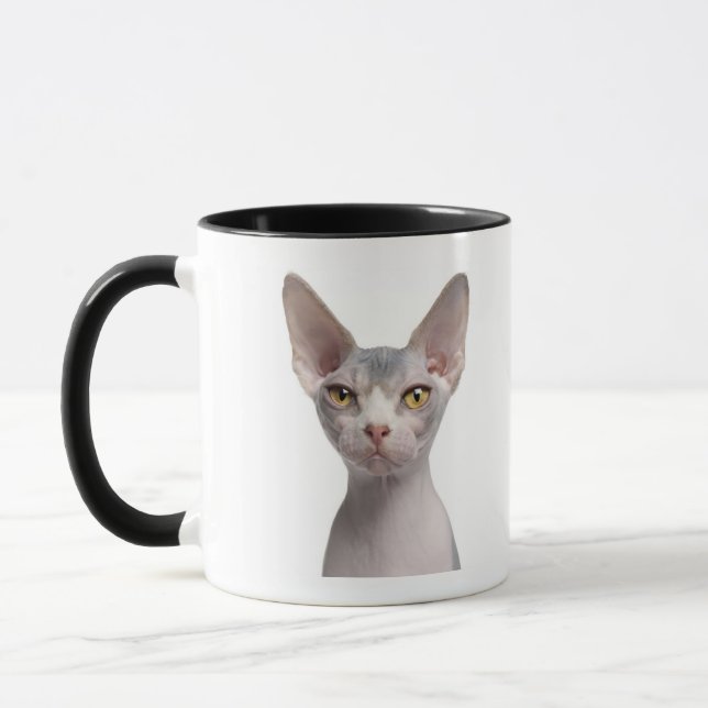 Sphynx (7 months old) mug (Left)