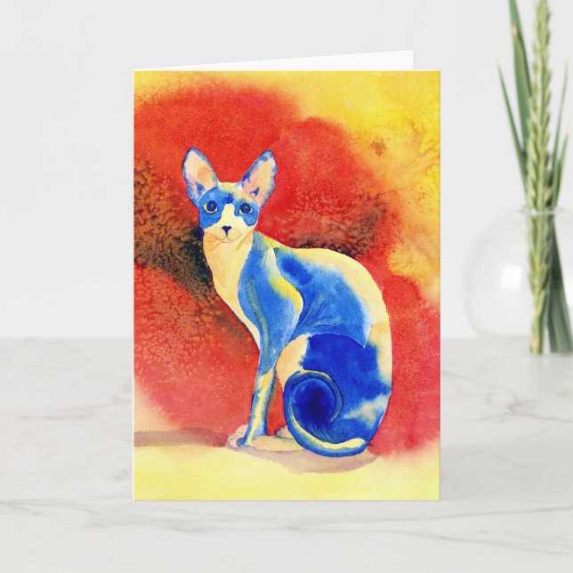 Sphynx Cat #1 Greeting Cards (Front)