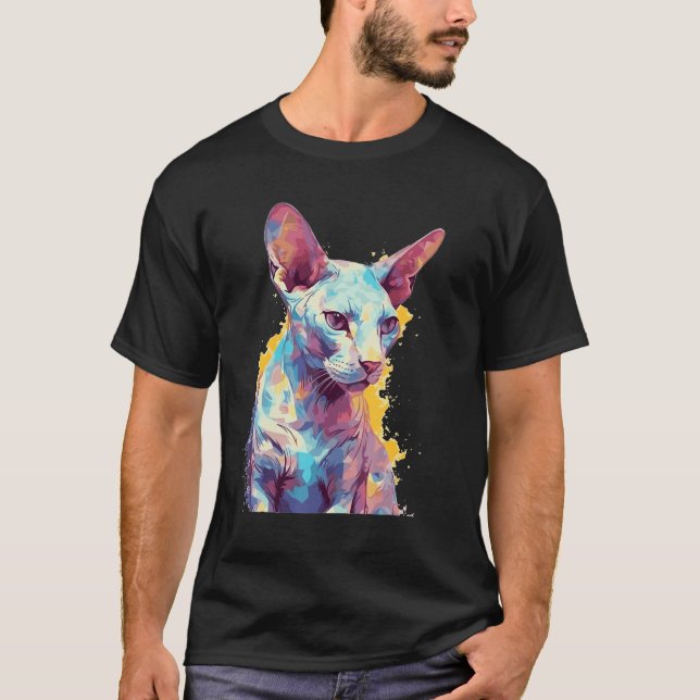 Sphynx Cat 1 T-Shirt (Front)
