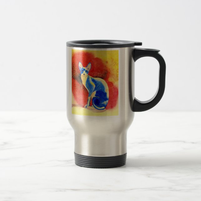 Sphynx Cat #1 Travel Mug (Right)