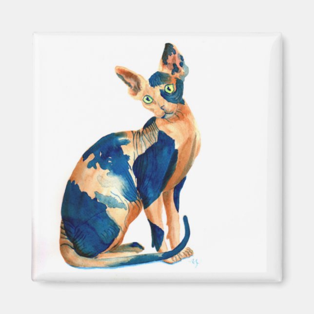 Sphynx Cat 6 Magnet (Front)