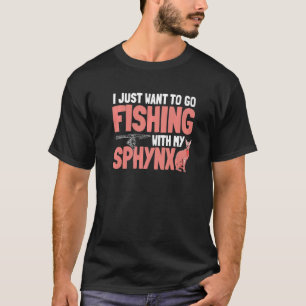 Sphynx Cat Breeder Hairless Animal  Pet Owner Fish T-Shirt