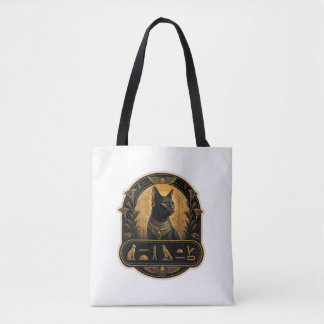 Sphynx Cat Canvas Tote Bag Egyptian Aesthetic