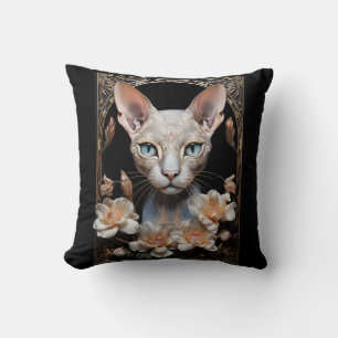 Sphynx cat cushion
