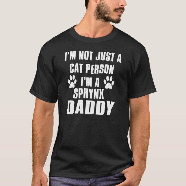 Sphynx cat Designs T-Shirt (Front)