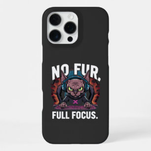 Sphynx Cat Gamer Full Focus Artwork iPhone 16 Pro Max Case