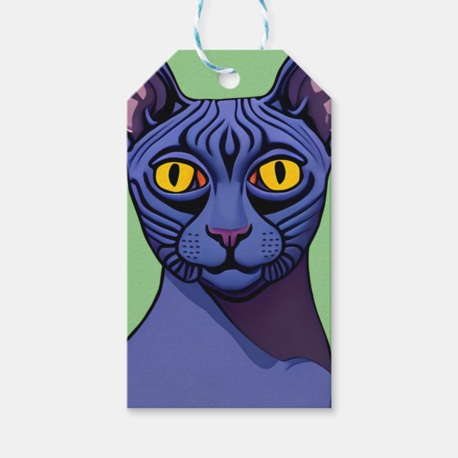 Sphynx Cat Gift Tags (Front)