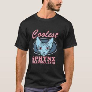 Sphynx Cat Grandma Hairless Cat Owner Sphynx Cat T-Shirt