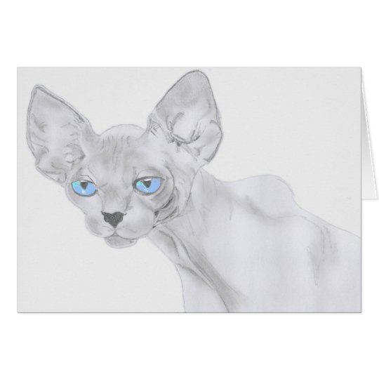 Sphynx Cat Greeting Card