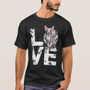 Sphynx Cat Hairless Cat Owner Valentines Day T-Shirt