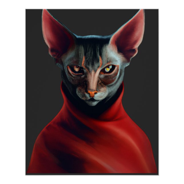 Sphynx Cat- Half Cat, Half Devil, Master Sphynx #3 Poster (Front)