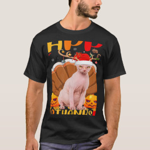 Sphynx Cat Happy Sphynx Cat Hellothanksmas T-Shirt
