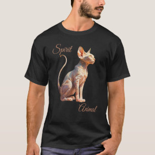 Sphynx Cat is my Spirit Animal Hairless cat Minim T-Shirt