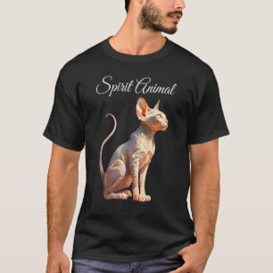 Sphynx Cat is my Spirit Animal Hairless Mystery Ca T-Shirt