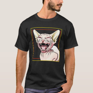 Sphynx Cat laughing T-Shirt
