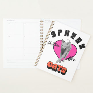 Sphynx Cat Love 2027 Calendar Planner