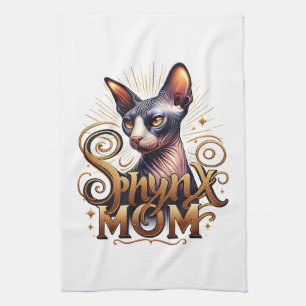 Sphynx Cat Mum Tea Towel