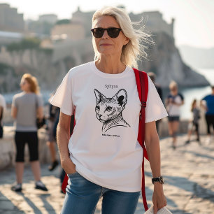 Sphynx Cat Portrait T-Shirt