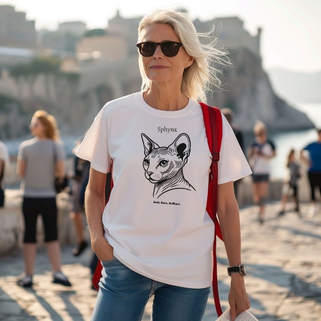 Sphynx Cat Portrait T-Shirt (Creator Uploaded)