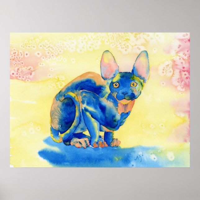Sphynx Cat Print (Front)