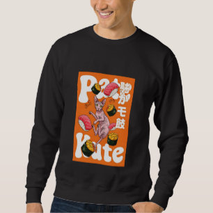 Sphynx Cat Sushi Lover Cute Anime Food Art Kawaii Sweatshirt