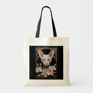 Sphynx cat tote bag