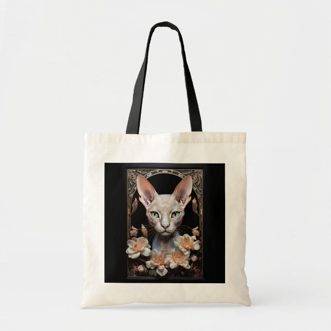 Sphynx cat tote bag (Front)