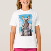 Sphynx cat. tourist.